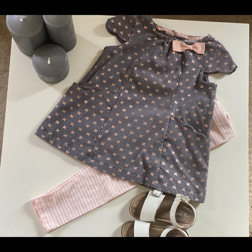 Toddler girl outfit with sandals